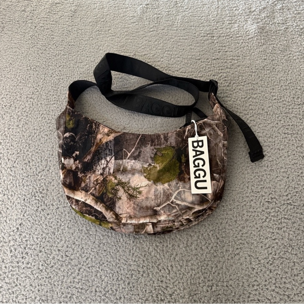 BAGGU Forest Pattern Crossbody Bag small NWT - Picture 2 of 7